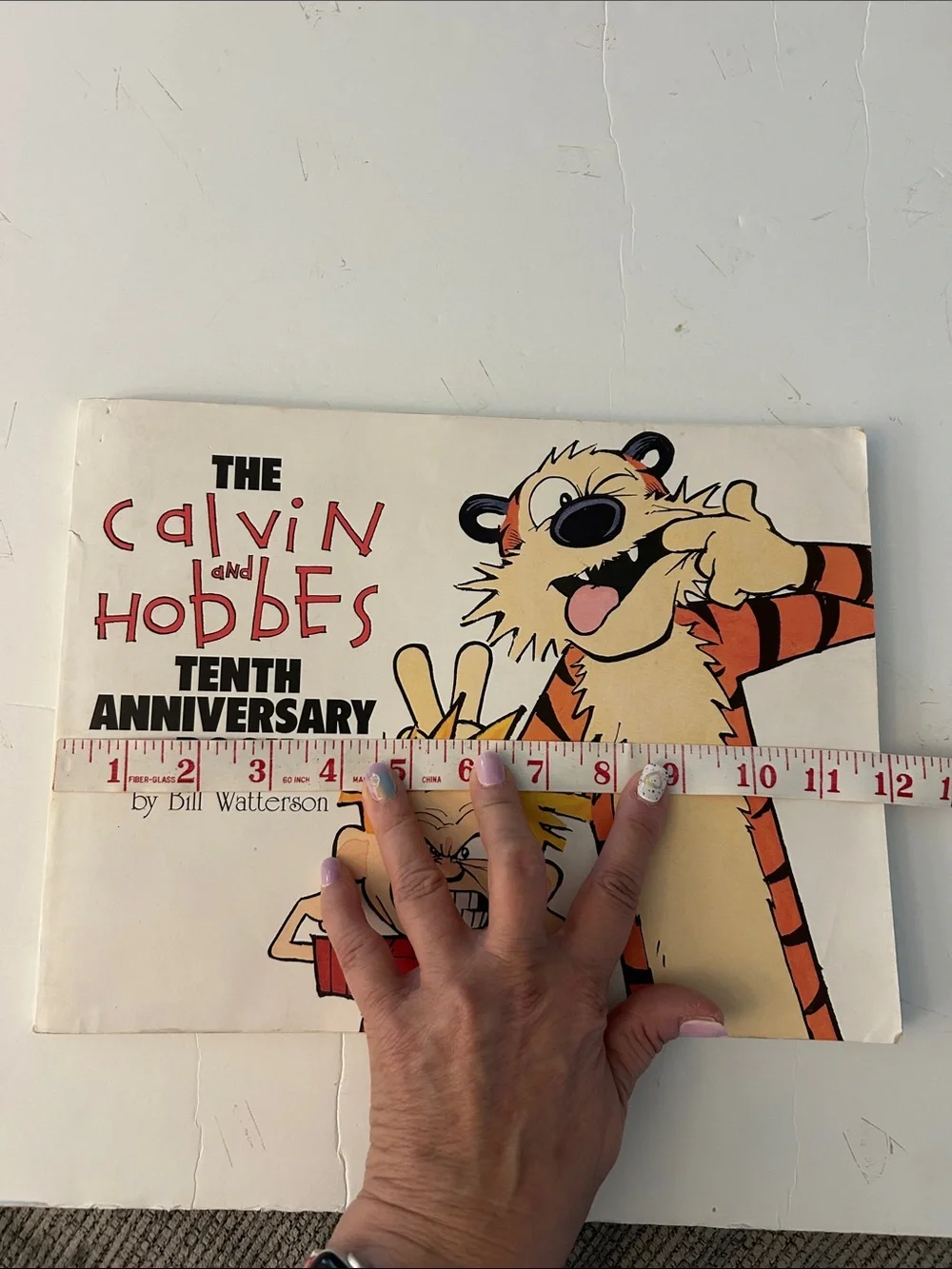 Calvin and Hobbes Tenth Anniversary Book by bill watterson copyright 1995